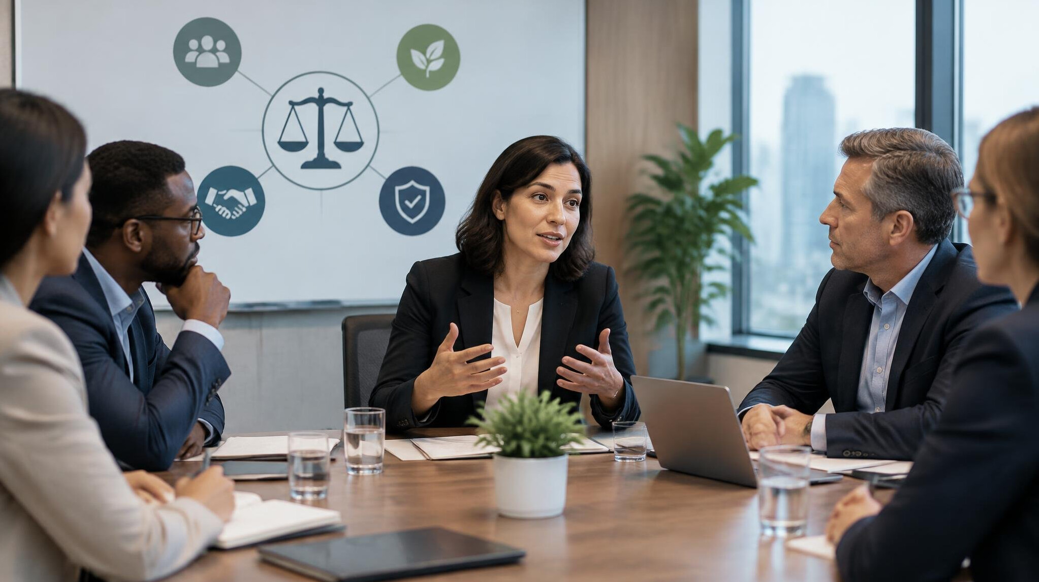 corporate ethics meeting