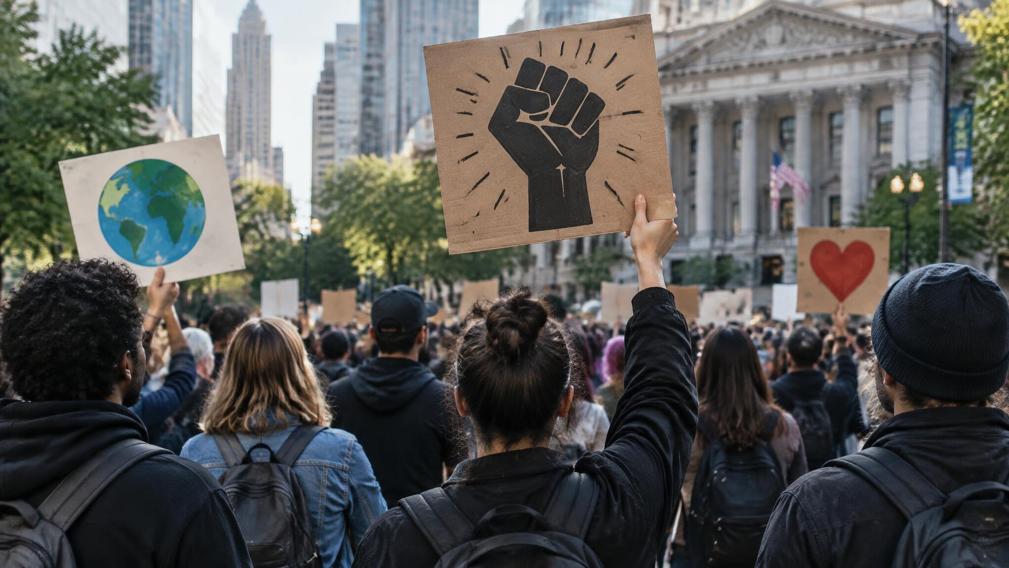 city street protest