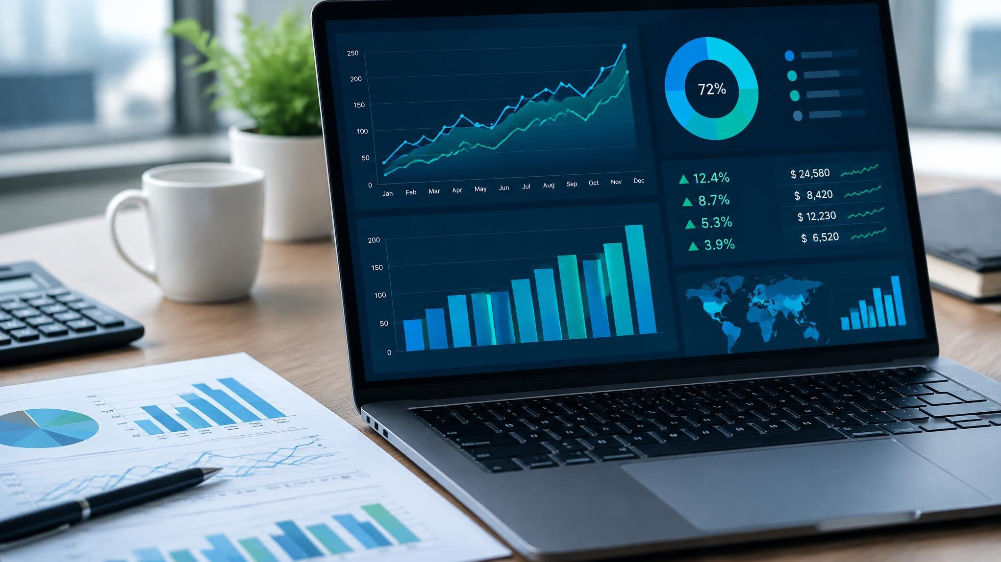 data charts and graphs